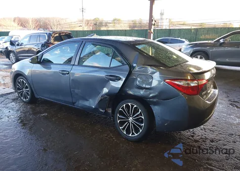2014 Toyota Corolla S Plus z USA, uszkodzony, nr VIN 2T1BURHEXEC059491